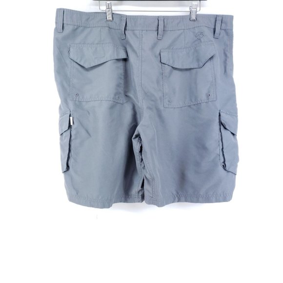 Magellan Cargo Shorts Men's Size 42 Gray Water Repellant - Picture 2 of 7